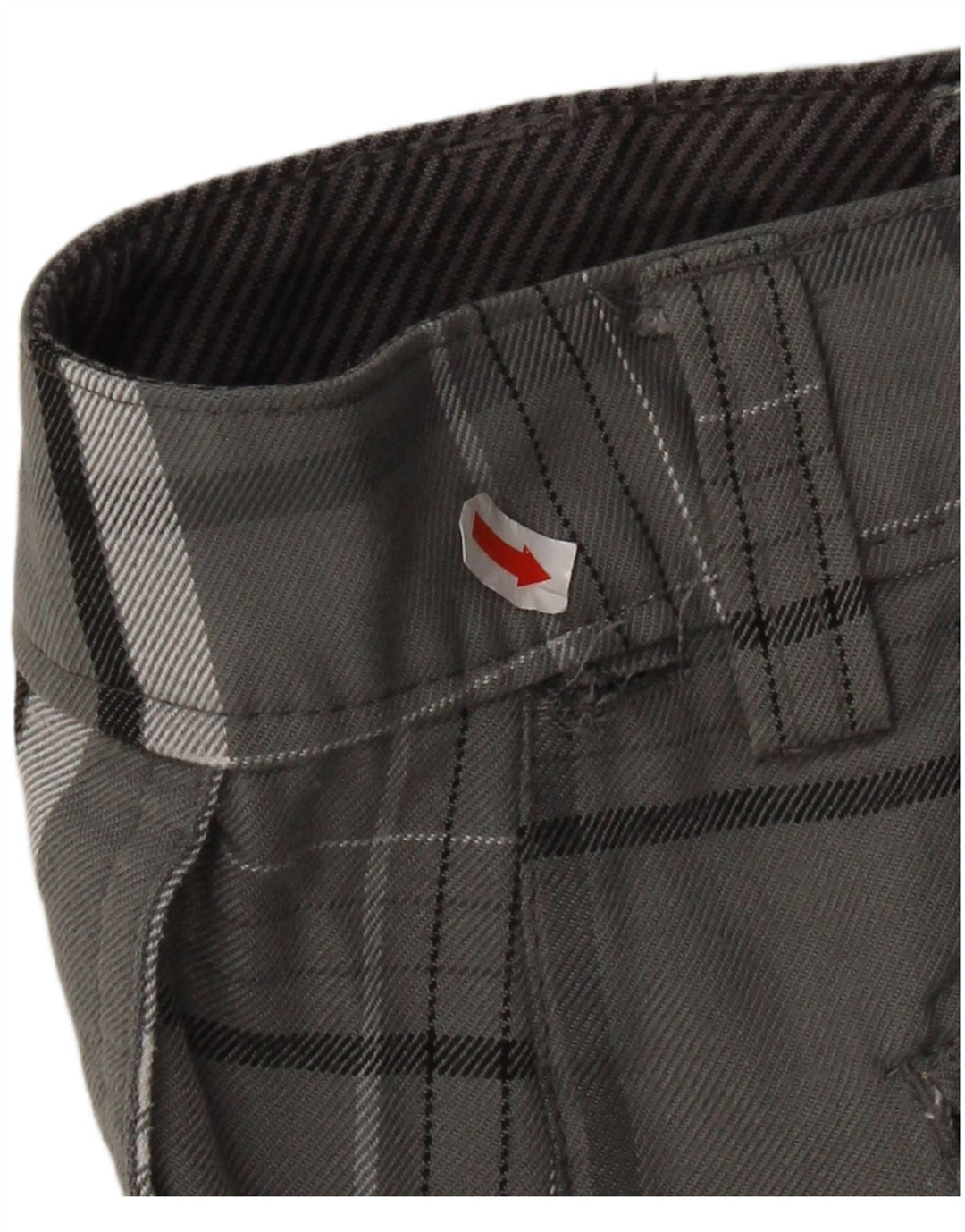 O'Neill Pantalones cortos chinos para hombre W36 Poliéster a cuadros gris grande