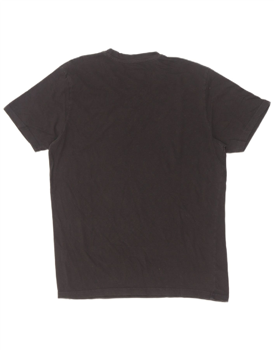 Kappa Hombre Camiseta Gráfica Top Medium Negro Algodón
