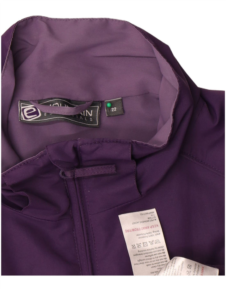 Chaqueta cortavientos para mujer Mountain Essentials UK 22 3XL Poliéster morado