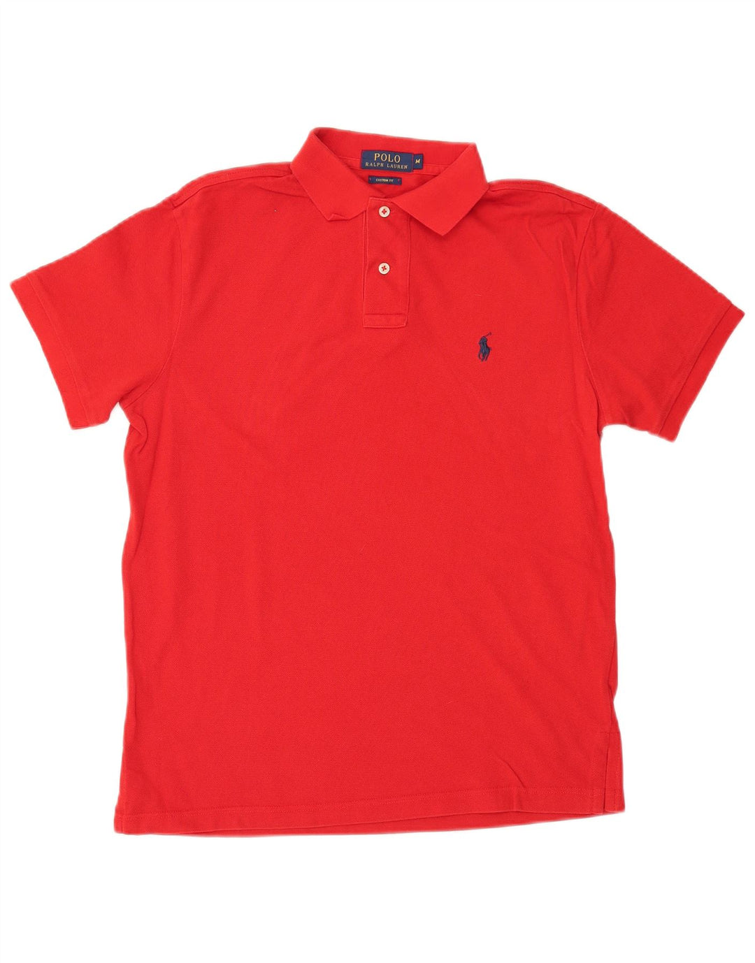 Polo Ralph Lauren Polo de ajuste personalizado para hombre de algodón rojo mediano