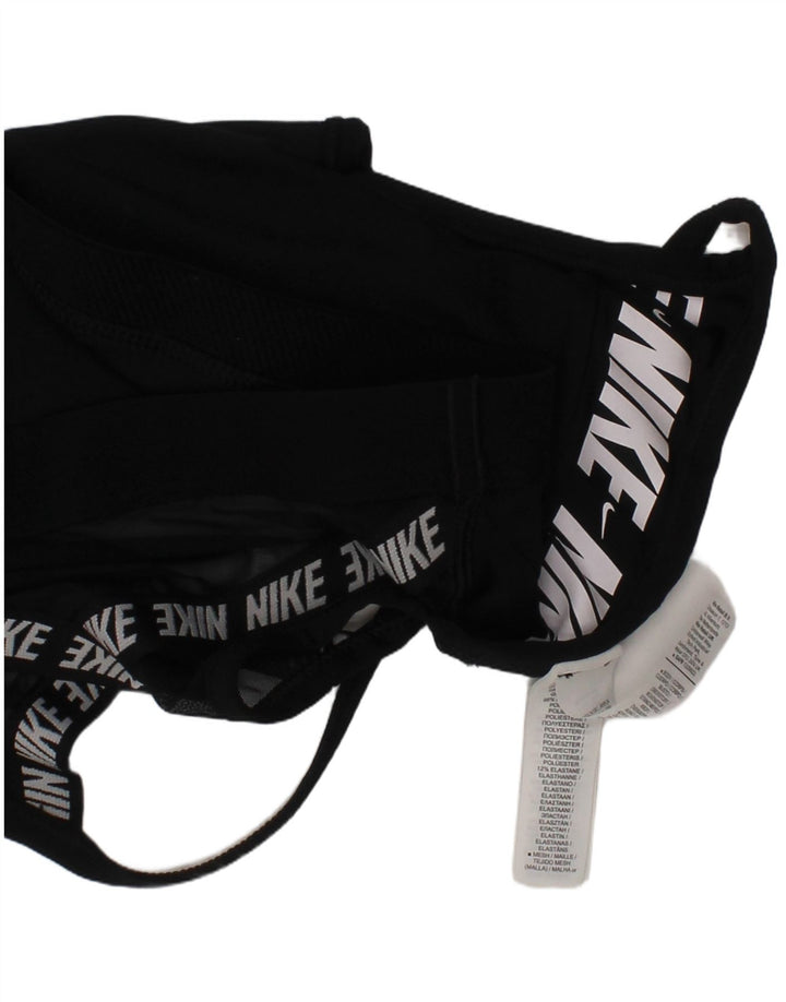 Nike Mujer Acolchado Deporte Bra Top Pequeño Negro Poliéster Deportes