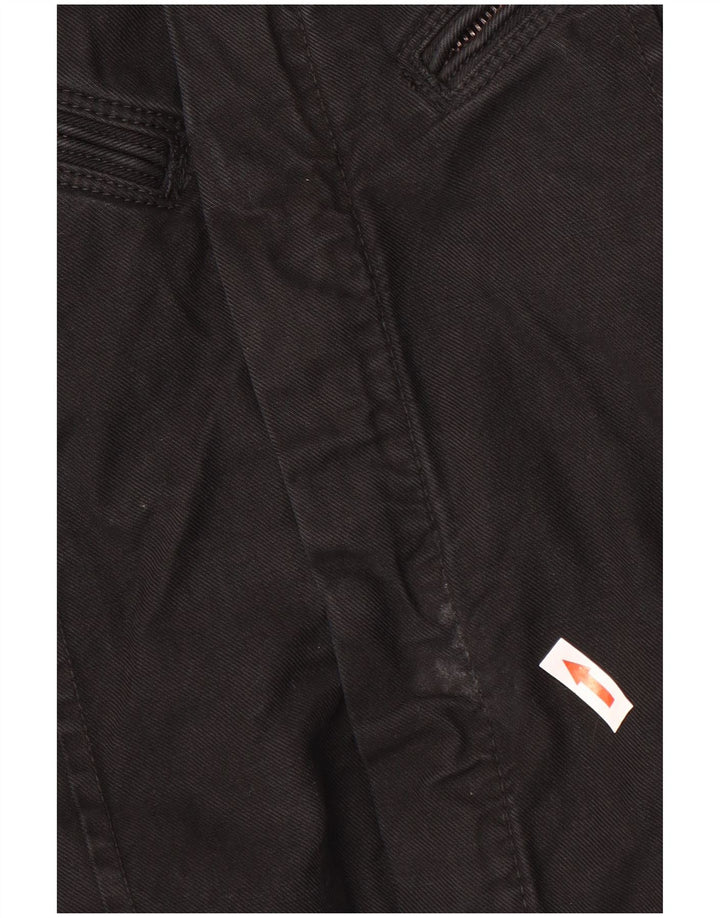 ENERGIE Chaqueta vaquera para hombre UK 38 Mediana Algodón negro