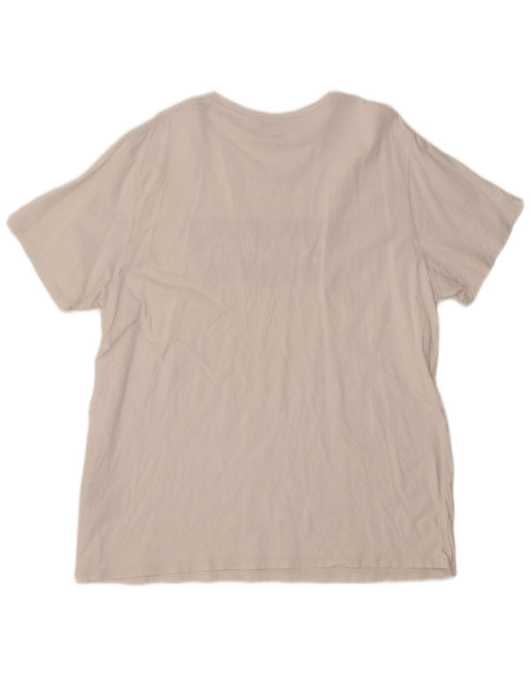 LEVI'S Camiseta gráfica para mujer Top UK 20 2XL Blanco