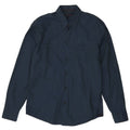Camisa Trussardi Hombre Talla 41 Mediana Azul Marino