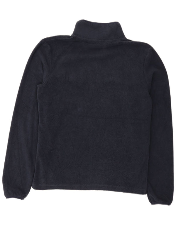 Jack & Jones Hombre Zip Neck Fleece Jumper Small Azul Marino Poliéster