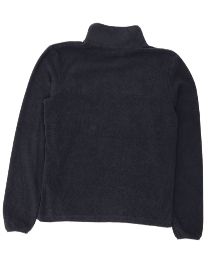 Jack & Jones Hombre Zip Neck Fleece Jumper Small Azul Marino Poliéster