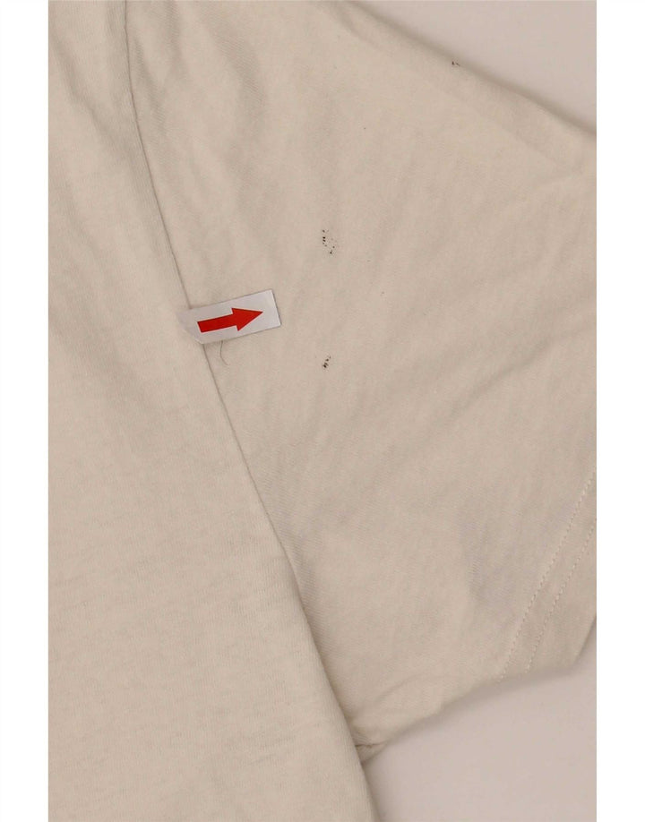 Levi's Camiseta con gráfico de ajuste estándar para hombre Top de algodón blanco mediano