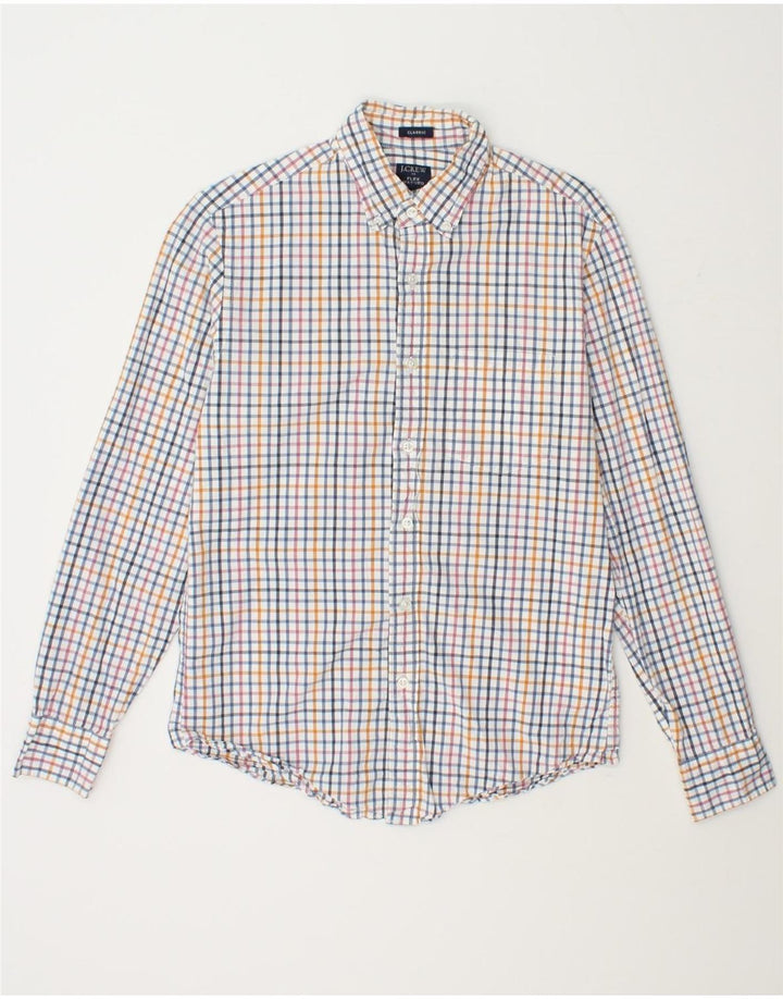 J. CREW Mens Classic Shirt Small Multicoloured Check Cotton Vintage J. Crew and Second-Hand J. Crew from Messina Hembry 