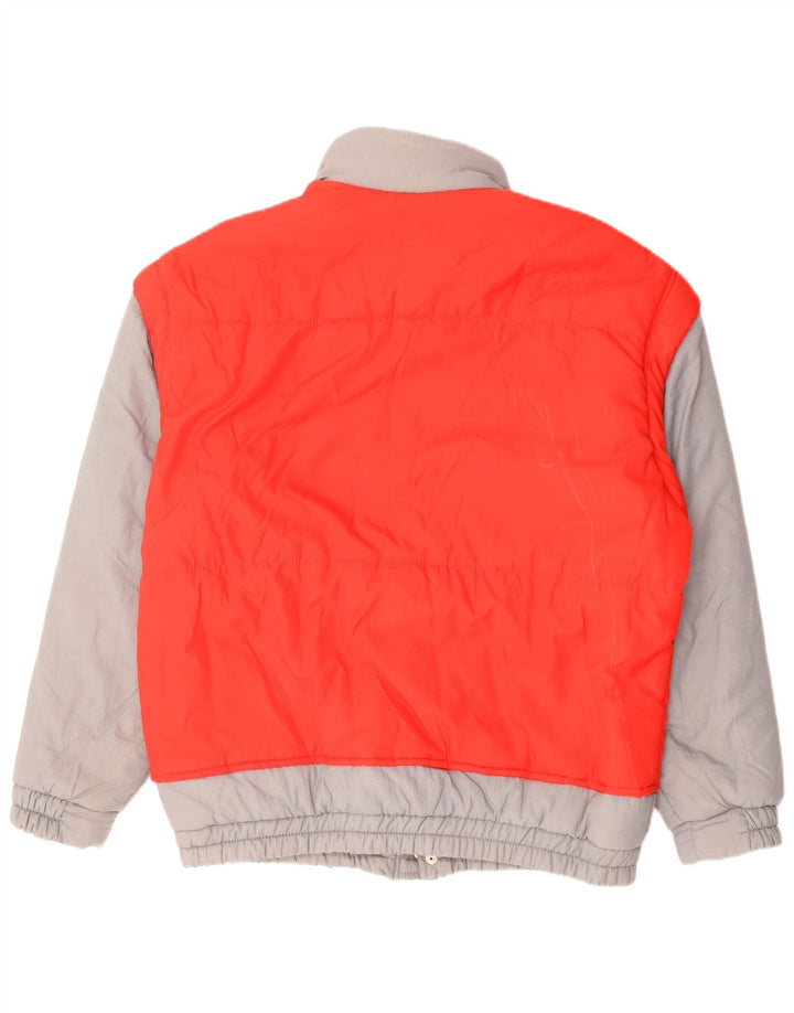 Carrera Chaqueta acolchada para hombre UK 40 Large Red Colourblock Poliamida