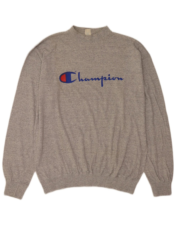 Champion Sudadera Gráfica para Hombre Jersey 2XL Algodón Gris Moteado