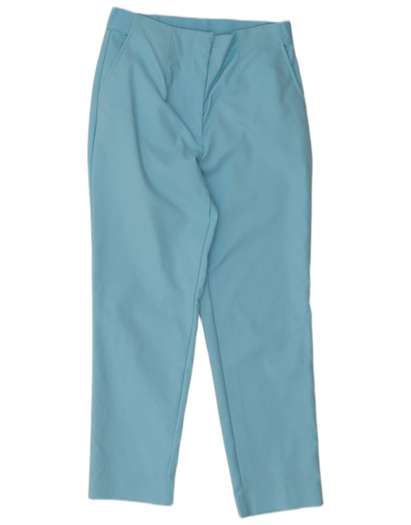 Marks & Spencer Pantalones cortos para mujer UK 10 Small W28 L25 Algodón azul