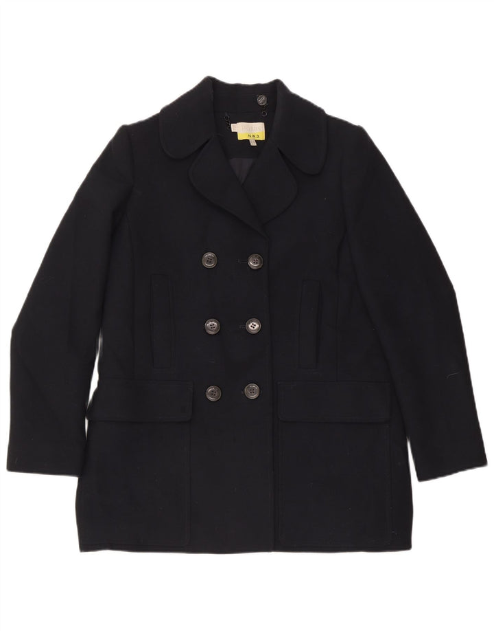 Hobbs Chaquetón para mujer UK 12 Medio Azul marino Poliéster
