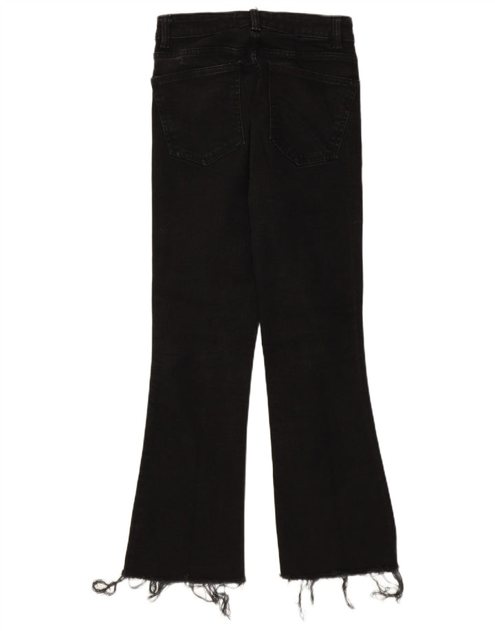 Zara Vaqueros Bootcut Mujer EU 36 XS W26 L25 Negro