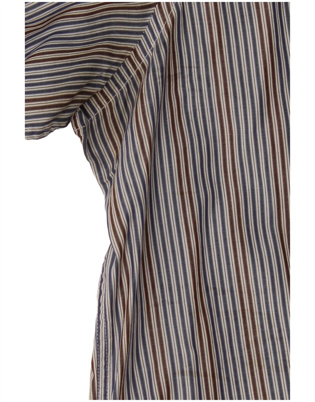 Camisa Massimo Dutti Hombre Talla 40 Mediana Azul Rayas