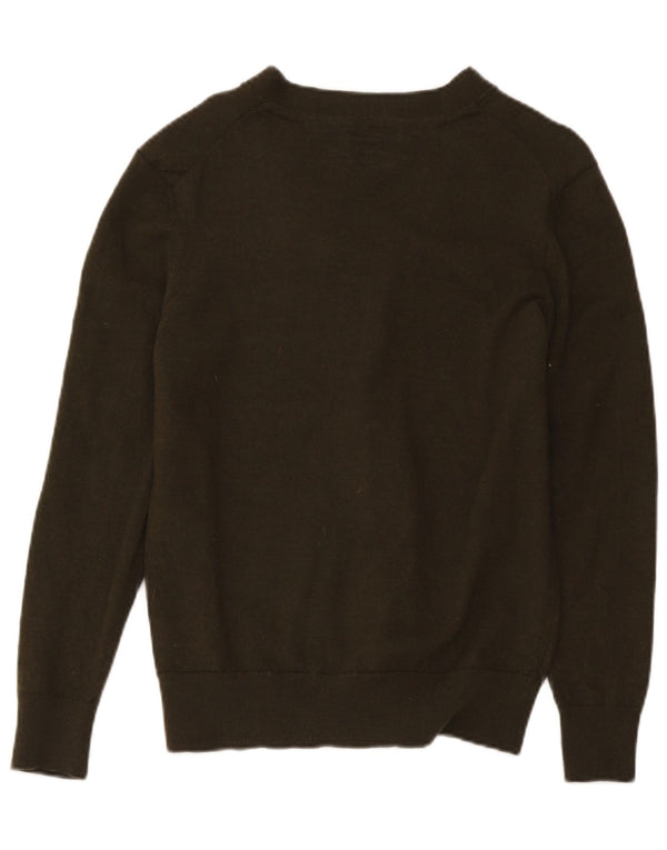 Tommy Hilfiger Suéter Cárdigan para Mujer UK 18 XL Lana Caqui