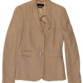 MASSIMO DUTTI Chaqueta Blazer de 1 Botón Mujer EU 36 XS Viscosa Beige