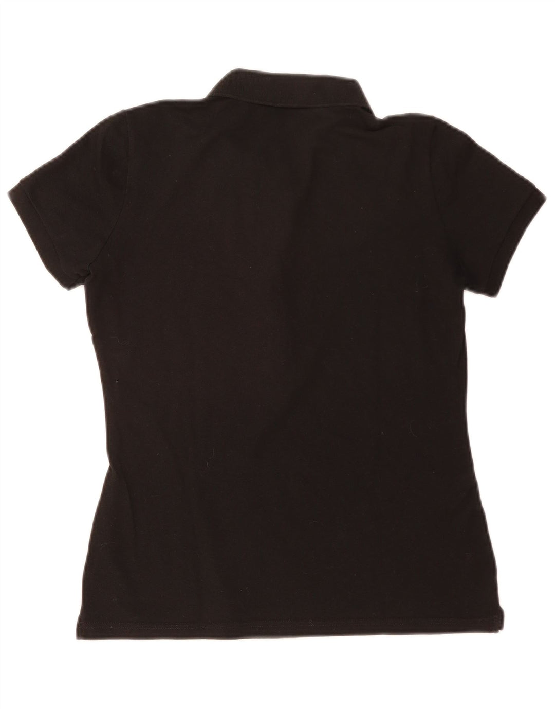 Polo Lacoste Mujer Talla 42 Grande Algodón Negro