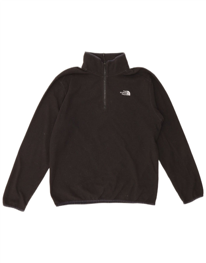 The North Face Jersey De Forro Polar Con Cremallera Y Cuello Para Hombre Poliéster Negro Mediano