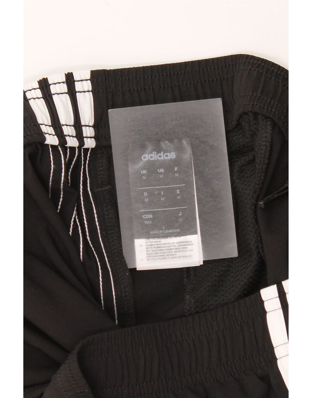 Pantalón Corto Deportivo Adidas Hombre Mediano Negro Poliéster