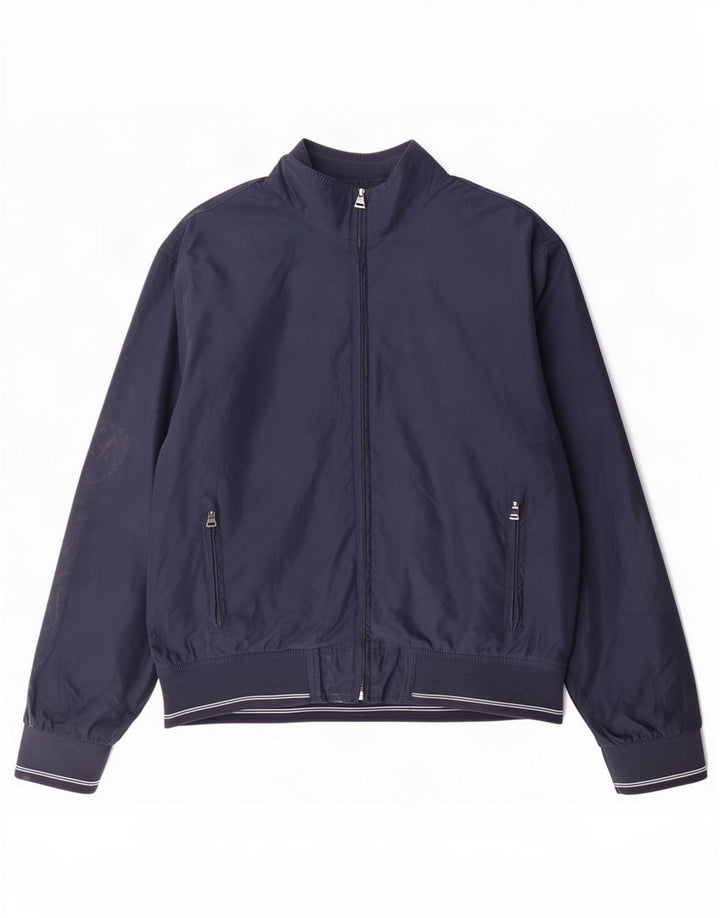 Marks & Spencer Chaqueta bomber de corte regular para hombre UK 38 Medium Azul marino