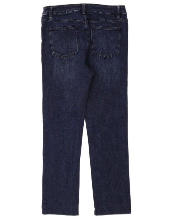 Next Vaqueros ajustados de talle medio para mujer UK 12 Medium W30 L29 Algodón azul