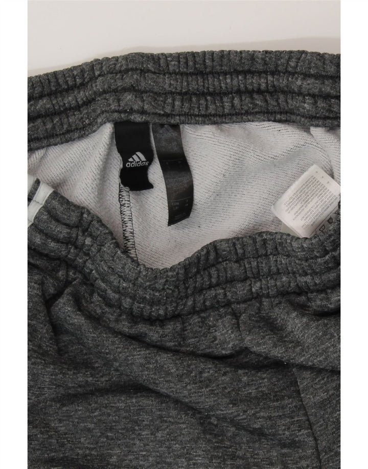 ADIDAS Mujer Aeroready Chándal Pantalones UK 8 Pequeño Gris Colorblock