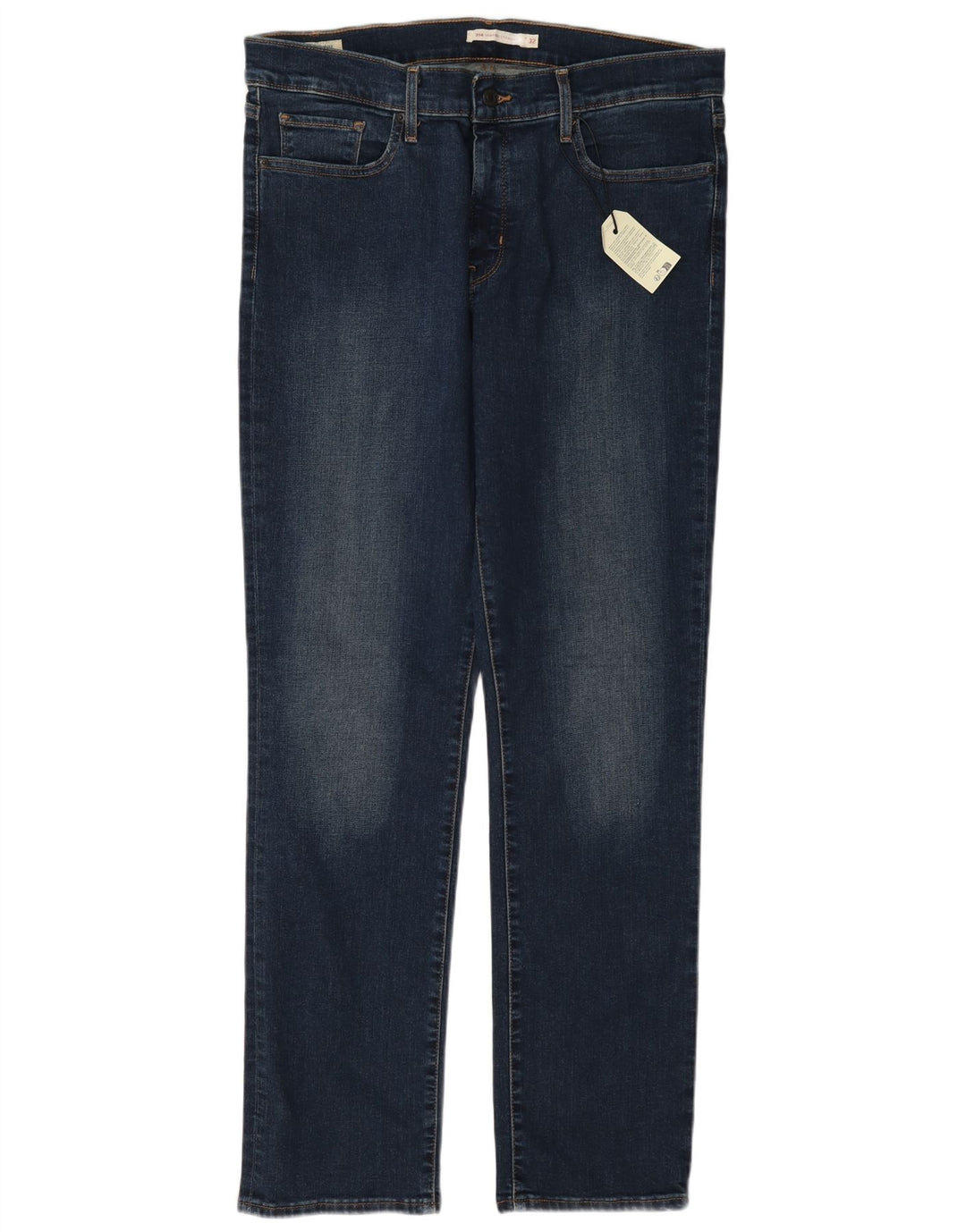 Levi's Mujer 314 Shaping Straight Jeans W32 L32 Algodón Azul Marino