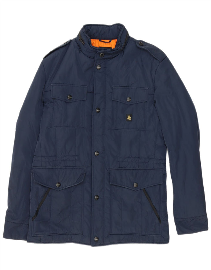 Refrigiwear Chaqueta militar acolchada para hombre IT 46 Small Azul marino Poliéster
