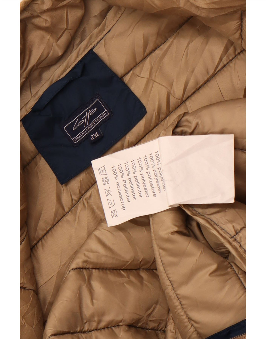 Lotto Chaqueta Acolchada Mujer UK 20 2XL Azul Marino Poliéster