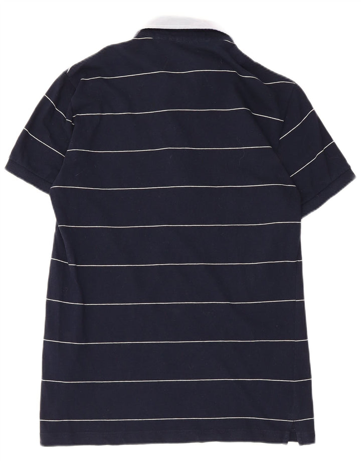 Polo Fred Perry Hombre De Algodón A Rayas Azul Marino Medio