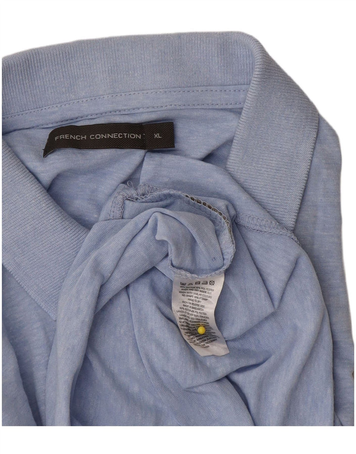 French Connection Polo Hombre XL Algodón Azul
