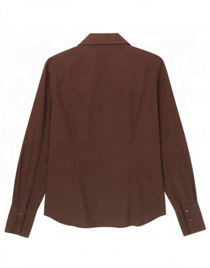 Camisa tipo pulóver Benetton para mujer ES 44 Marrón medio