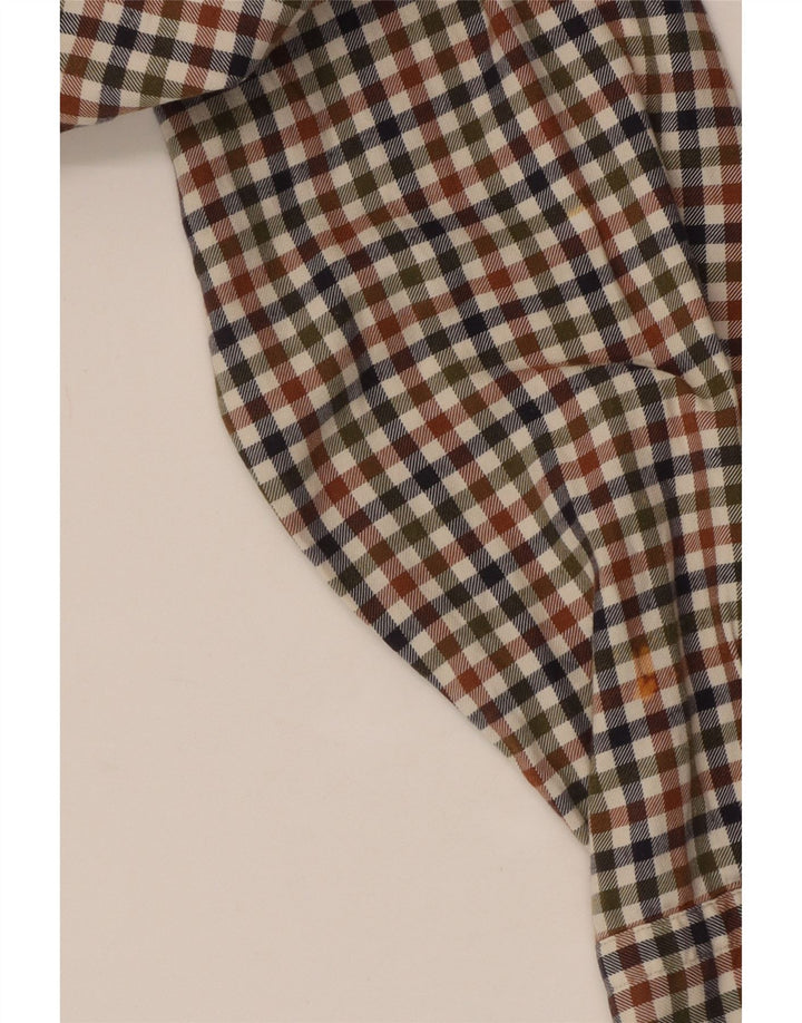 Camisa Hombre Massimo Dutti Large Cuadros Multicolor Algodón