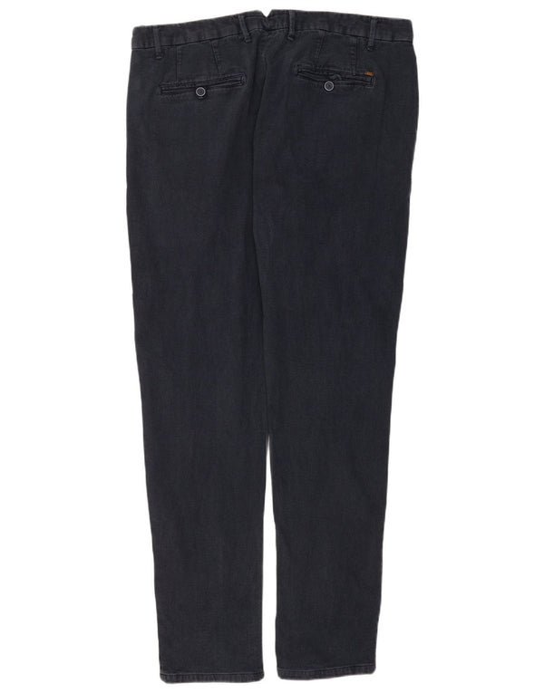 Liu Jo Pantalón Chino Slim para Hombre IT 54 2XL W42 L32 Azul Marino Algodón