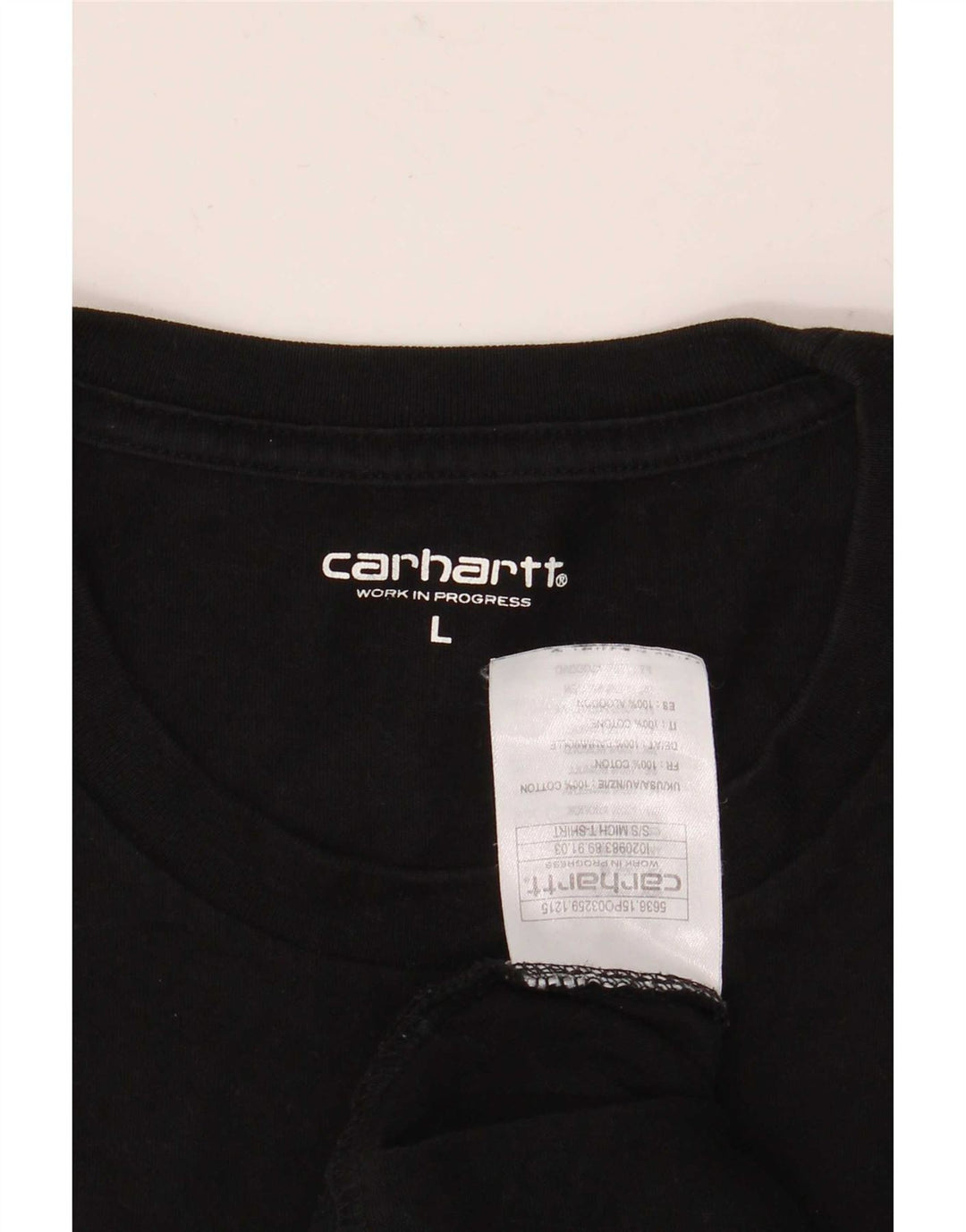Carhartt - Camiseta gráfica para hombre, talla grande, algodón negro