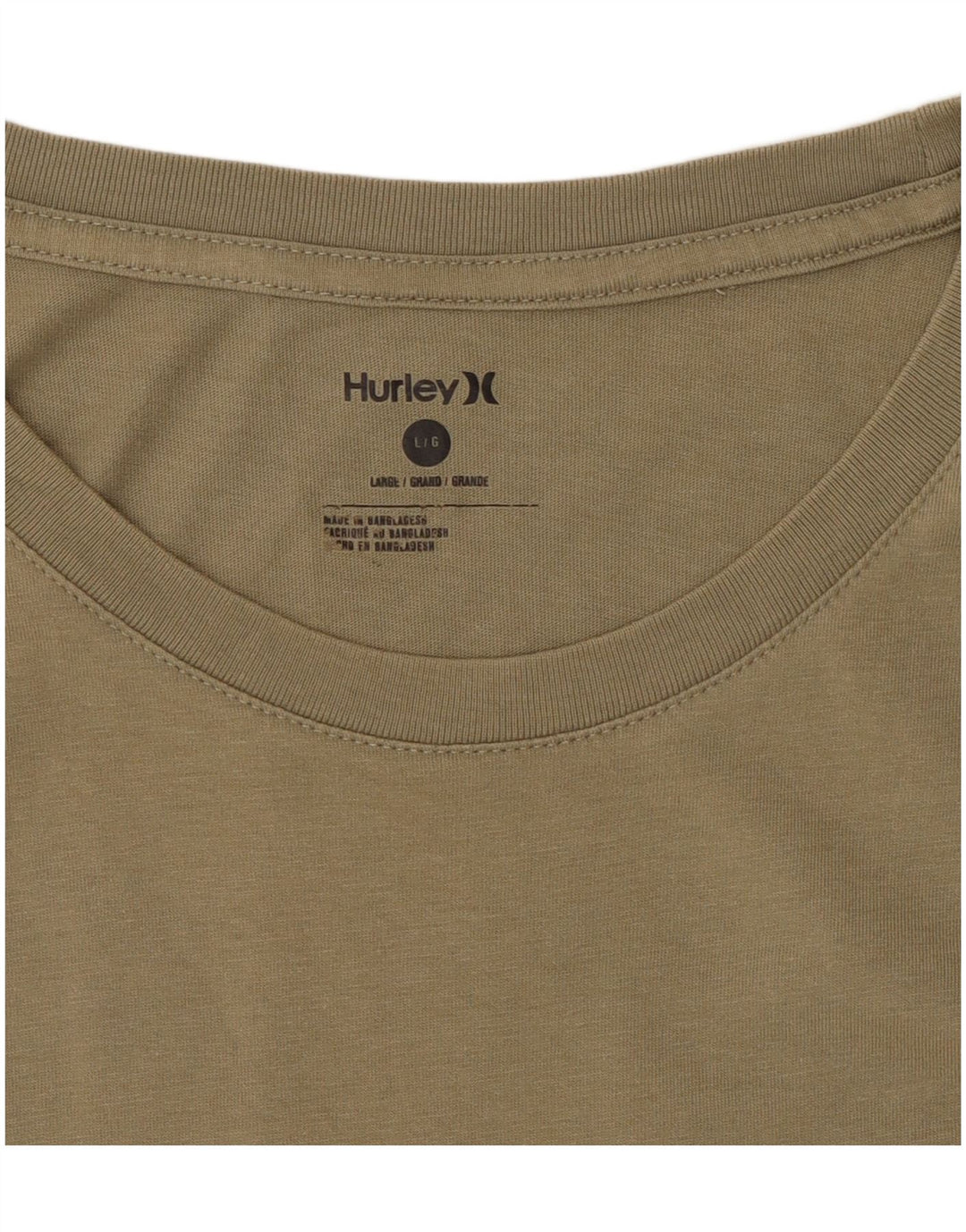 Hurley - Camiseta gráfica para hombre, talla grande, color caqui