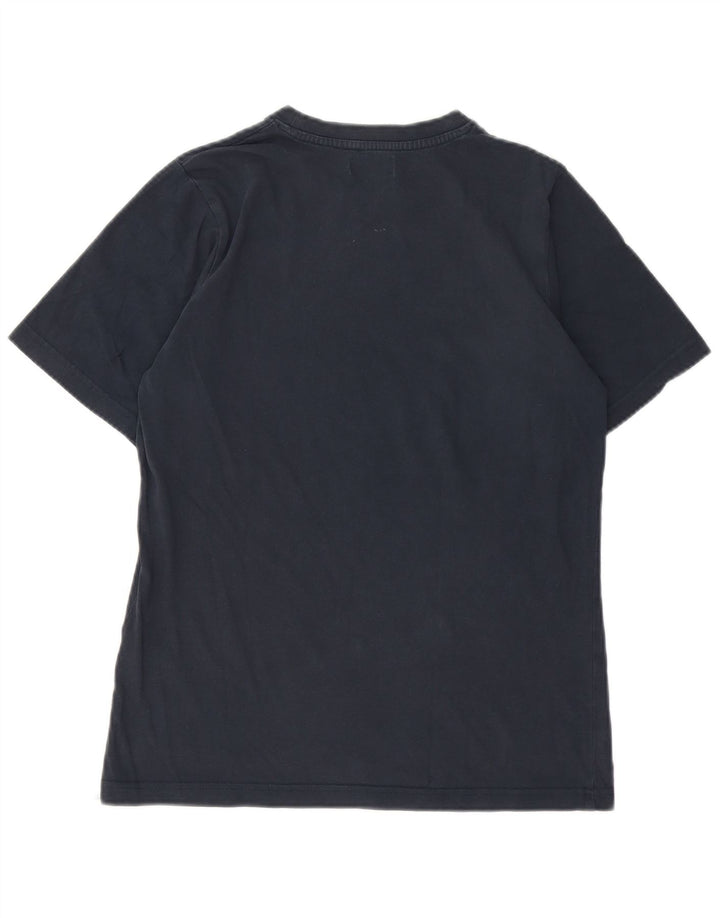 Kappa Hombre Camiseta Top Small Azul Marino Algodón