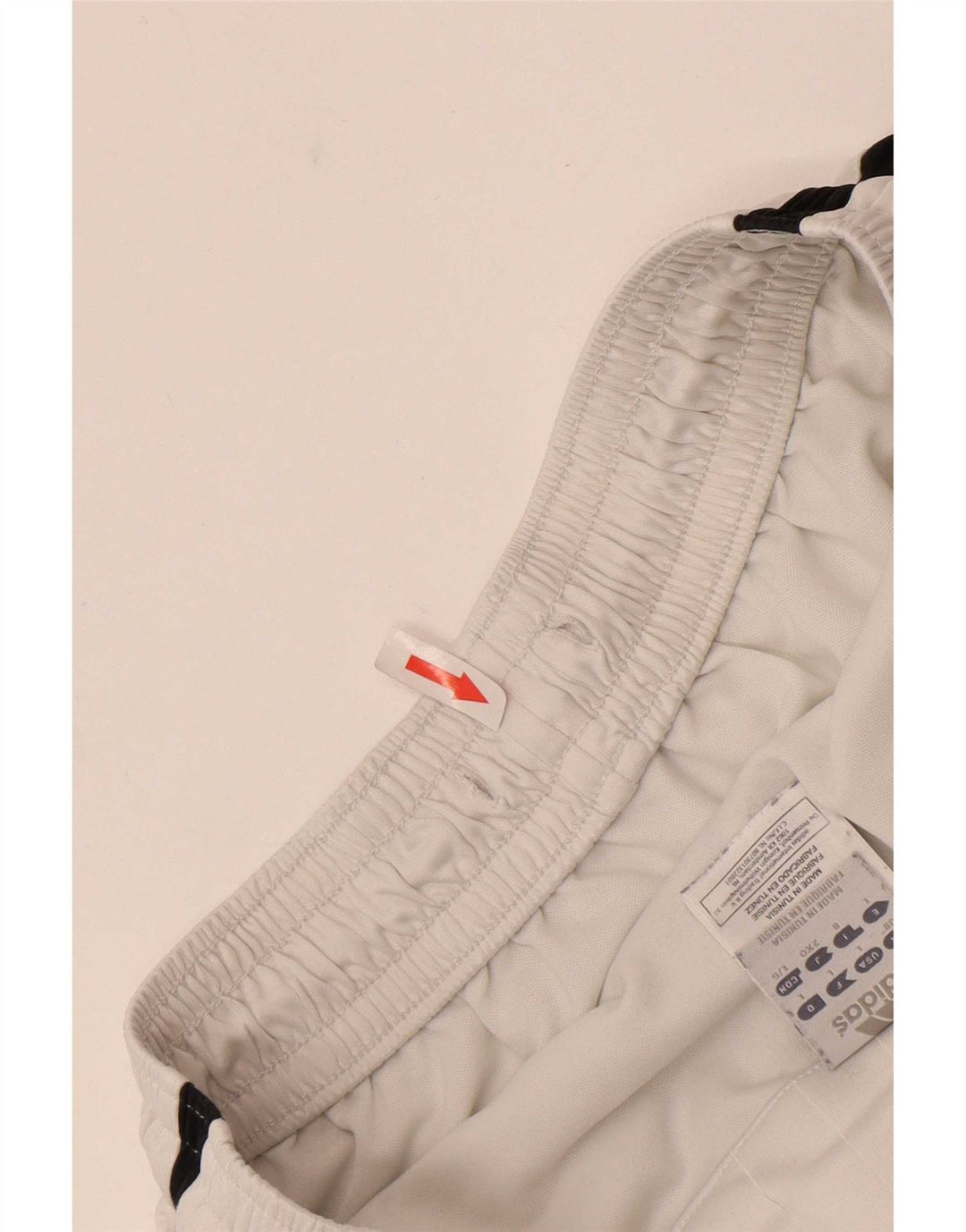 Adidas Pantalones cortos deportivos para hombre XL Blanco Colorblock Poliéster