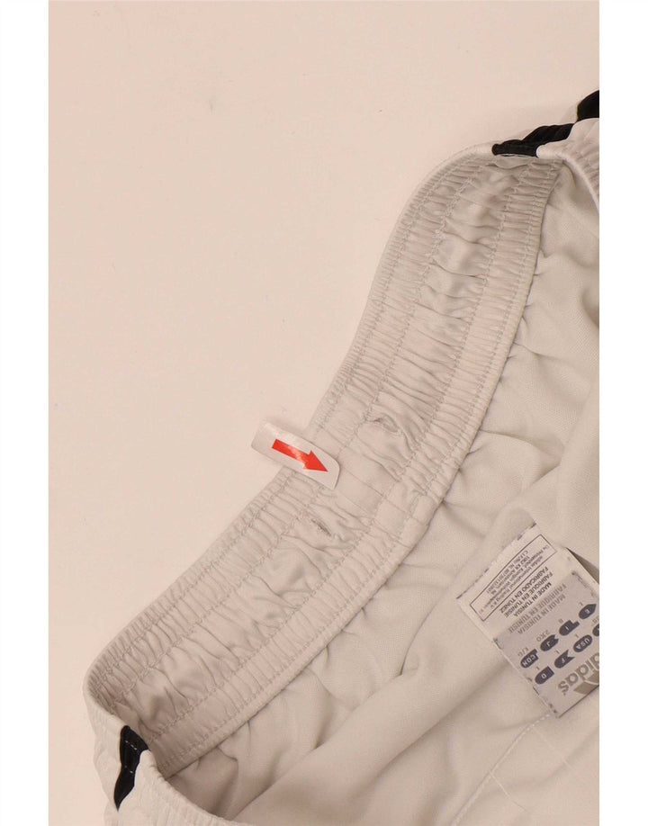 Adidas Pantalones cortos deportivos para hombre XL Blanco Colorblock Poliéster