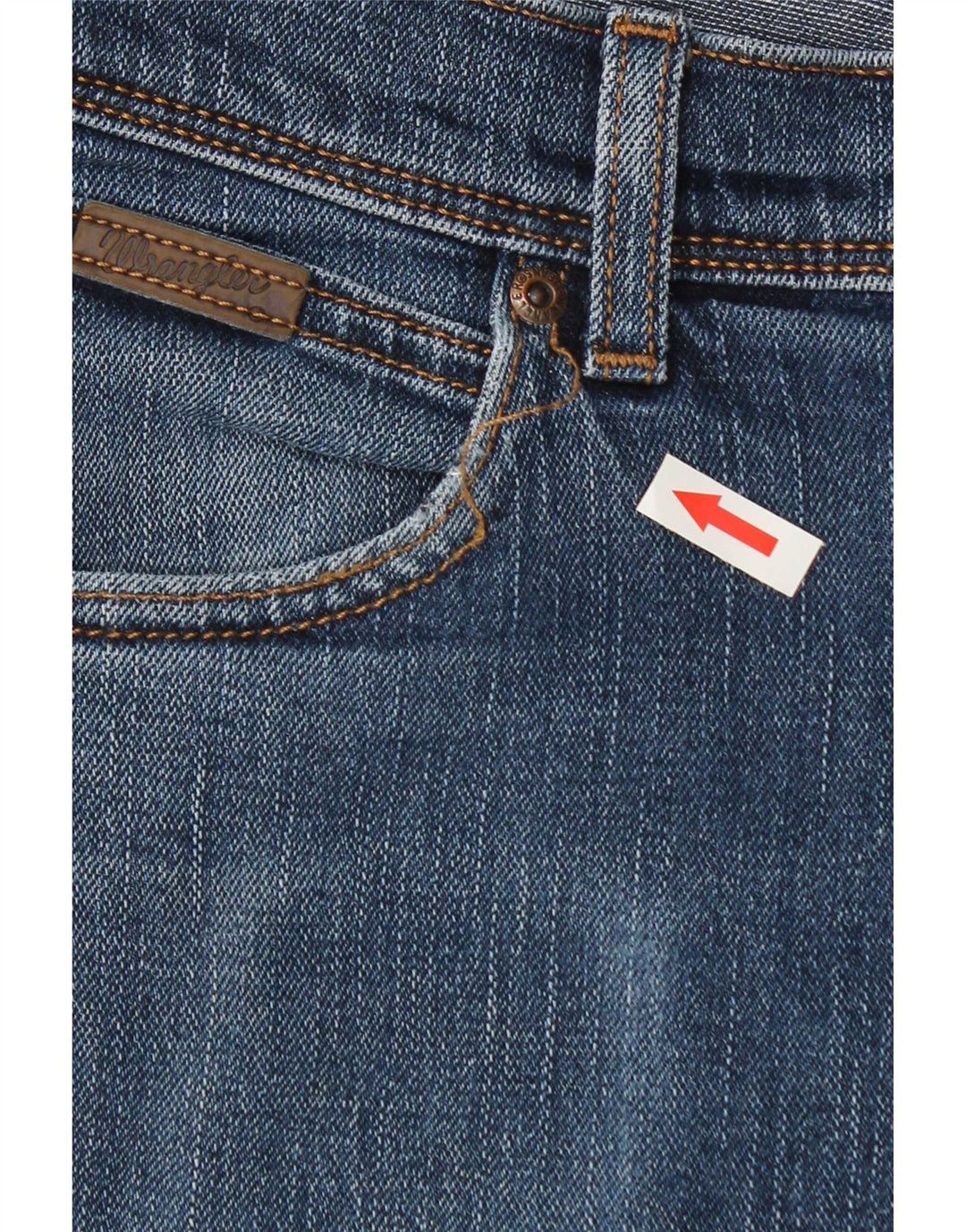 Vaqueros ajustados para hombre Wrangler W34 L32 Algodón azul