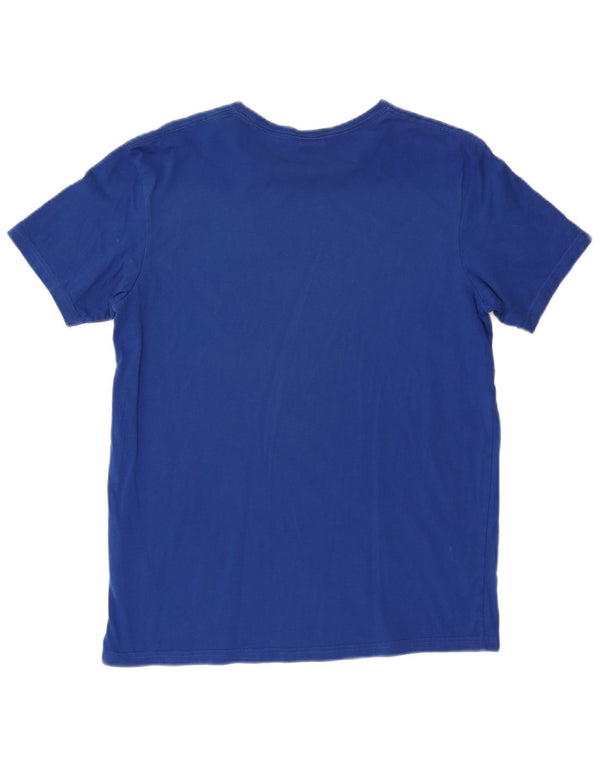 Quiksilver - Camiseta gráfica para hombre, talla grande, algodón azul