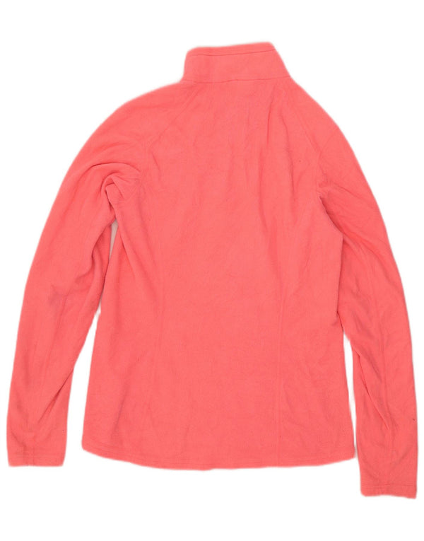 The North Face Jersey de forro polar con cuello y cremallera para mujer UK 12 Poliéster rosa medio