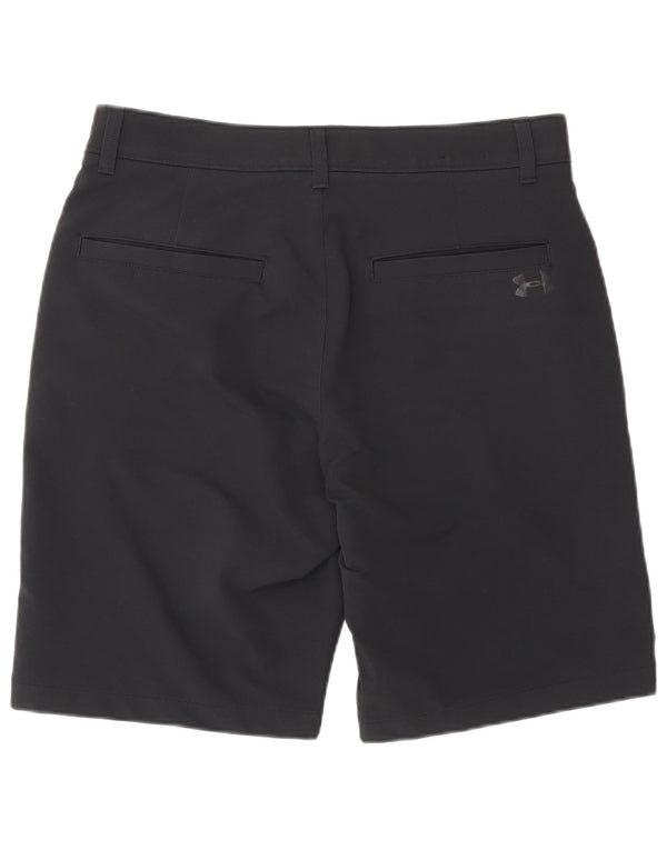 Under Armour Pantalones cortos chinos para hombre W32 Poliéster negro mediano