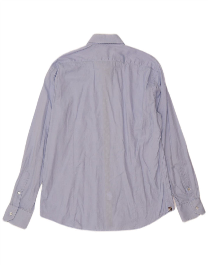 Aquascutum Camisa Hombre Talla 41 16 Grande Azul