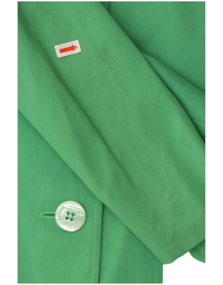 Iceberg - Chaqueta tipo blazer con diseño de Mickey Mouse para mujer, talla 46, color verde