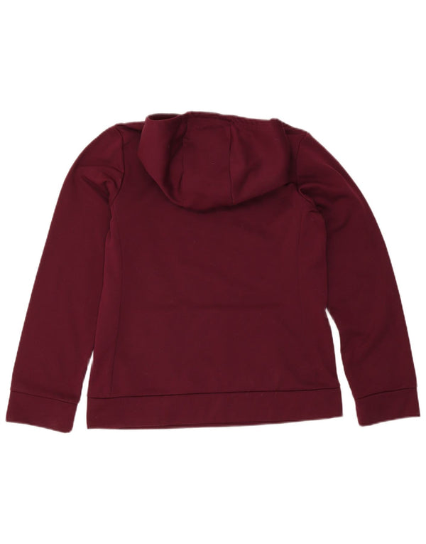 Nike Dri Fit Graphic Sudadera con capucha para niñas 13-14 años XL Poliéster burdeos