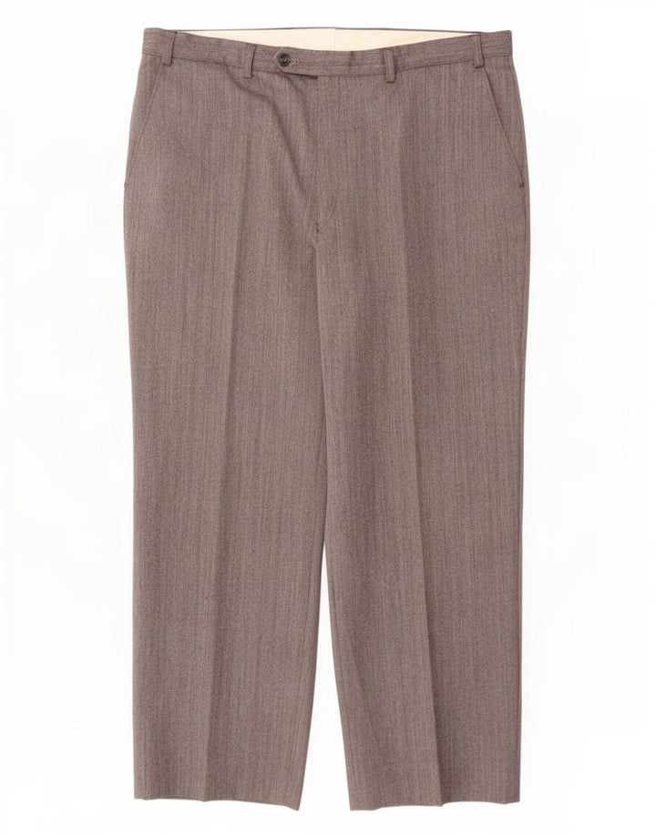 Marks & Spencer Pantalones de traje St. Michael para hombre W38 L29 rayas grises