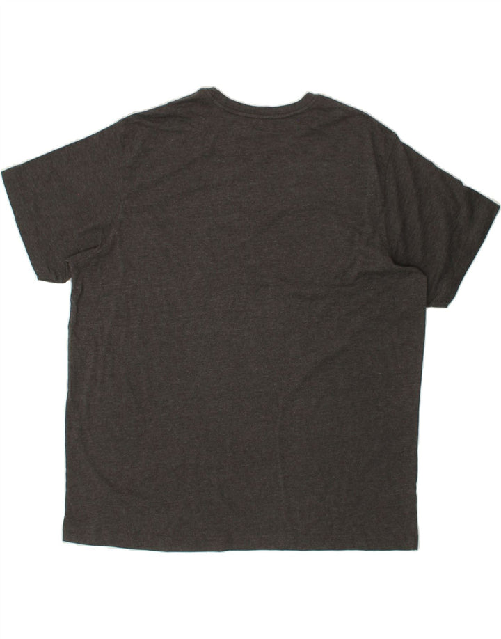 EDDIE BAUER Mens T-Shirt Top 2XL Grey Cotton Vintage Eddie Bauer and Second-Hand Eddie Bauer from Messina Hembry 