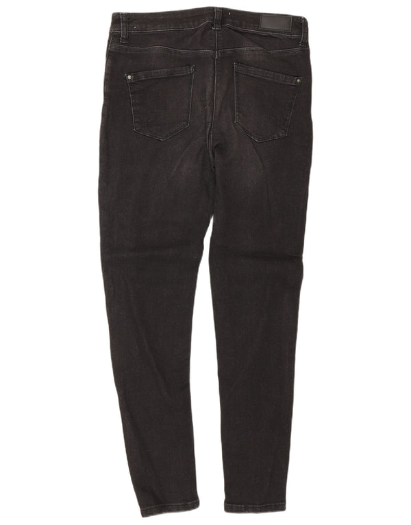 oltre Vaqueros pitillo para mujer UK 10 Small W30 L28 Algodón negro