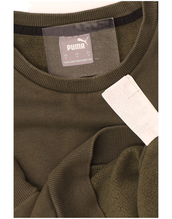 PUMA Sudadera Jumper para Hombre Small Khaki Cotton